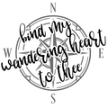 Bind My Wandering Heart Compass – DTF Transfer