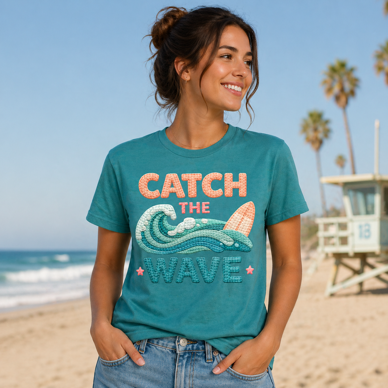 Catch the Wave – Faux Knit Surf DTF Transfer