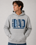 Dad – The Man. The Myth. The Legend. – Embroidered Style DTF Transfer 👑👨‍👧‍👦