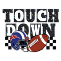 ✨ Glitter Touchdown – Football DTF Transfer
