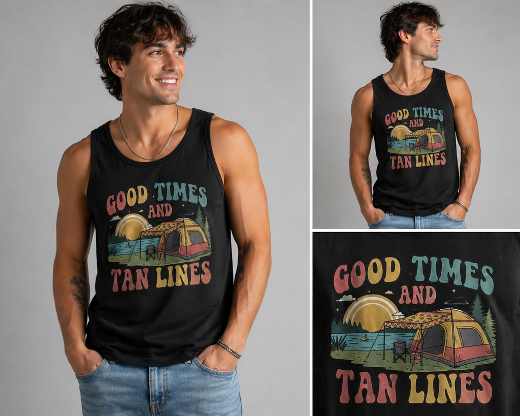 Good Times and Tan Lines – Summer Camping Vibes Design ☀️🏕️