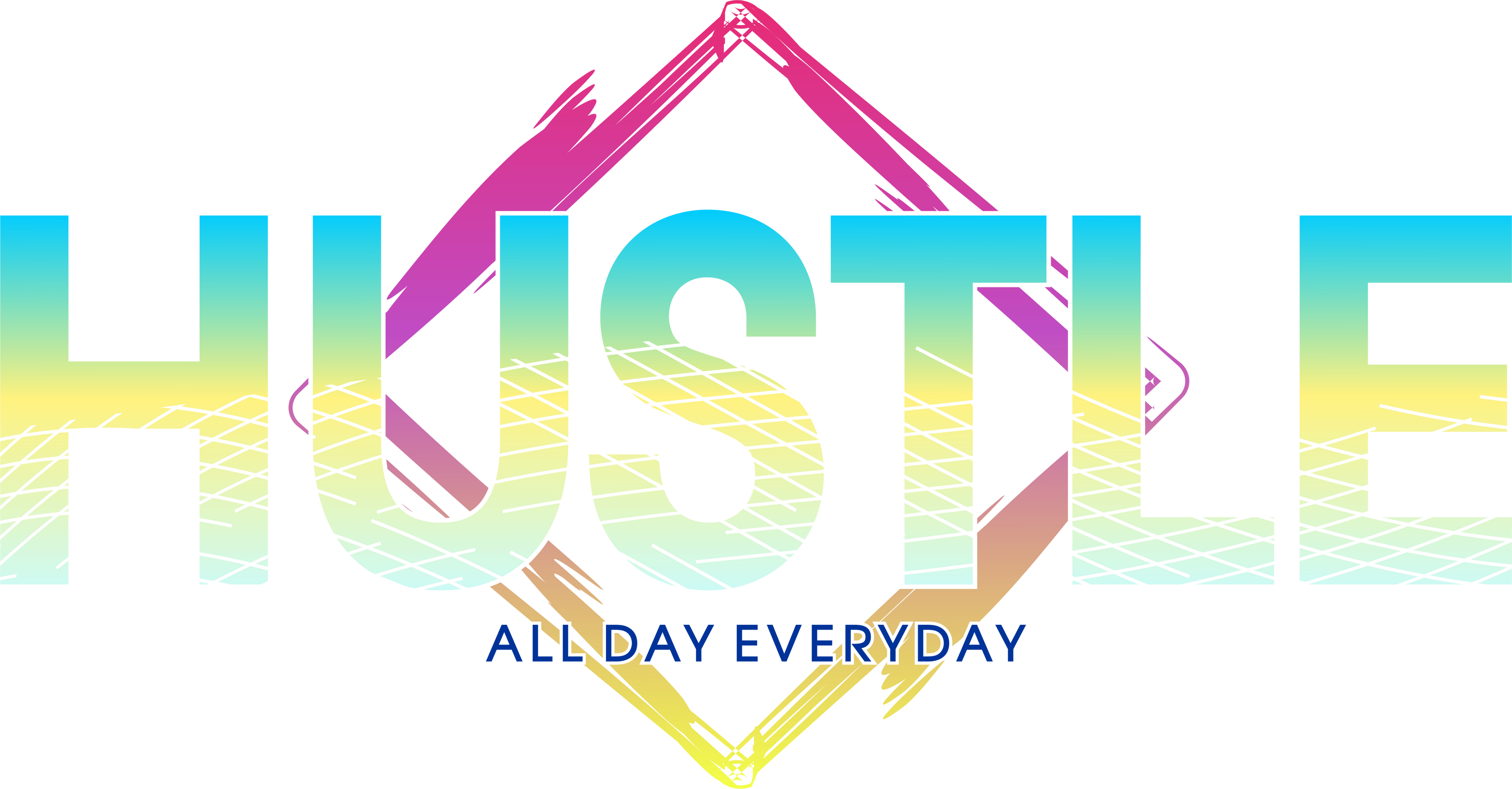 HUSTLE – All Day Everyday Graphic Tee / DTF Transfer