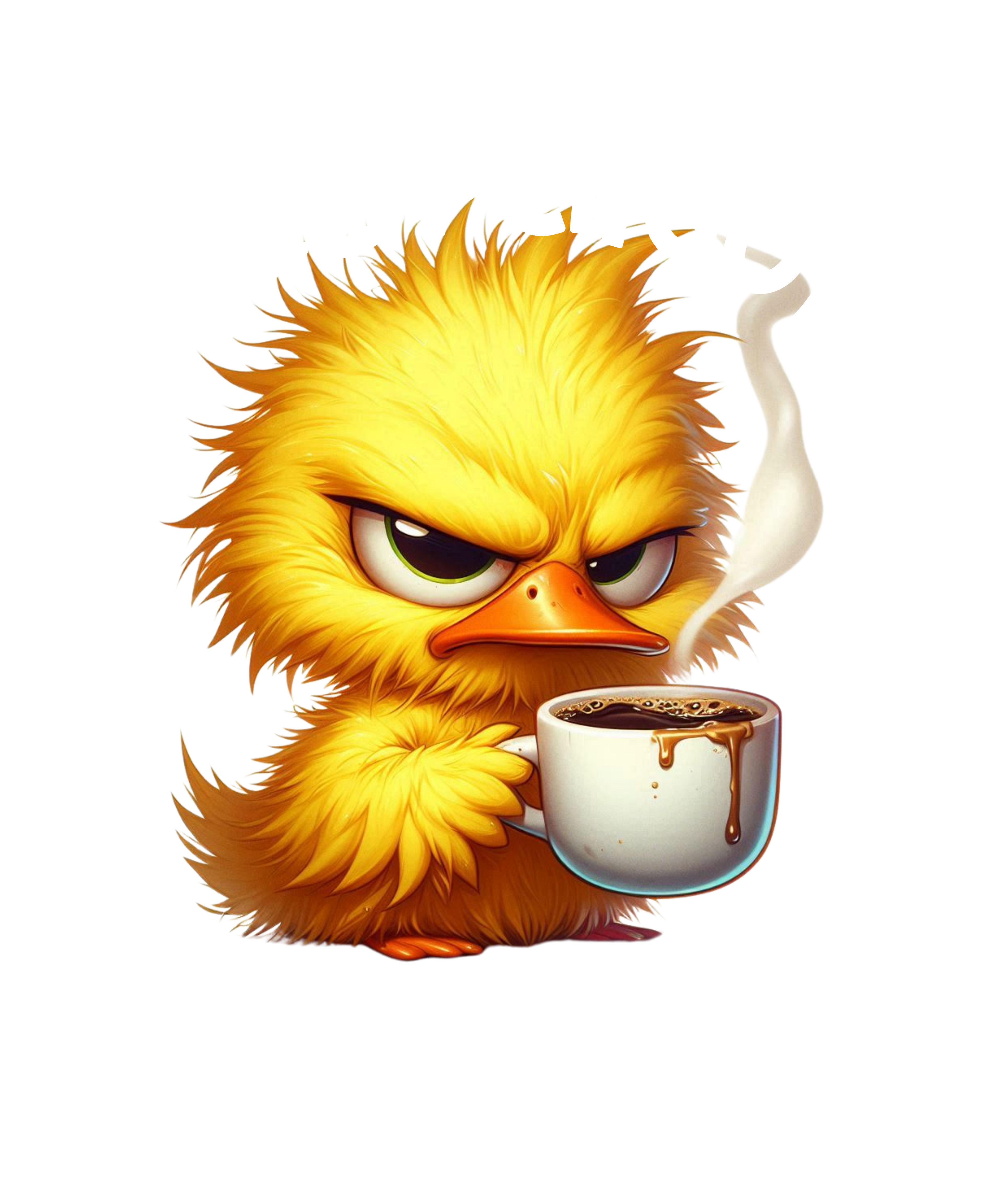 I Try To Be A NIce Person But Sometimes My Mouthh Does Not Agree  – Funny Chick Graphic Transfer in white Text