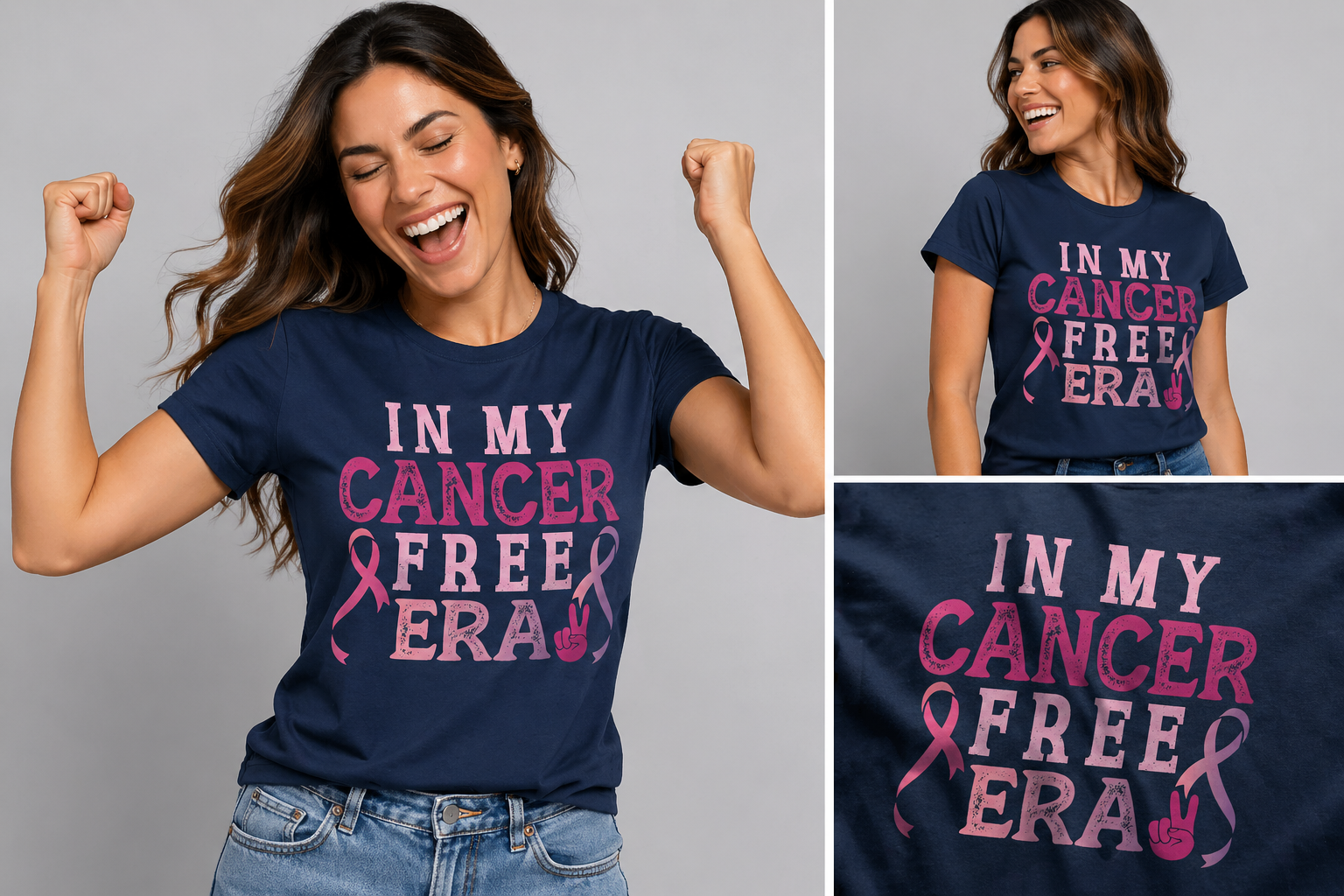 In My Cancer Free Era – Breast Cancer Awareness DTF Transfer 💖
