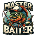 Master Baiter – Funny Fishing DTF Transfer 🎣😏