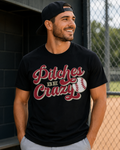 Pitches Be Crazy – Distressed Baseball DTF Transfer