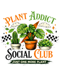 🌿 Plant Addict Social Club DTF Transfer 🌿