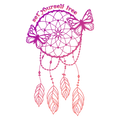 Set Yourself Free Dreamcatcher Butterfly – Boho DTF Transfer 🦋✨