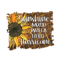 🌻 Sunshine Mixed With a Little Hurricane – DTF Transfer