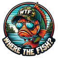 WTF – Where The Fish? Funny Fishing DTF Transfer 🎣😎