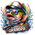 We Hooked The Best Grandpa – Fishing DTF Transfer 🎣👴
