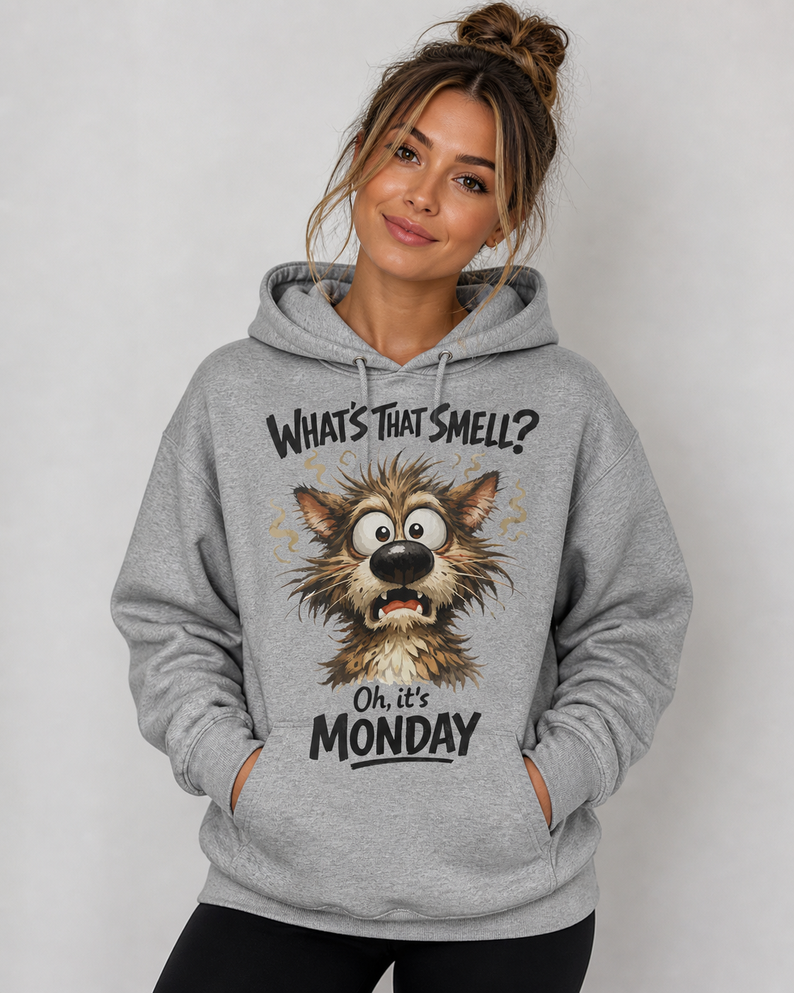 🐶😂 “What’s That Smell? Oh… It’s Monday” – Funny Dog DTF Transfer