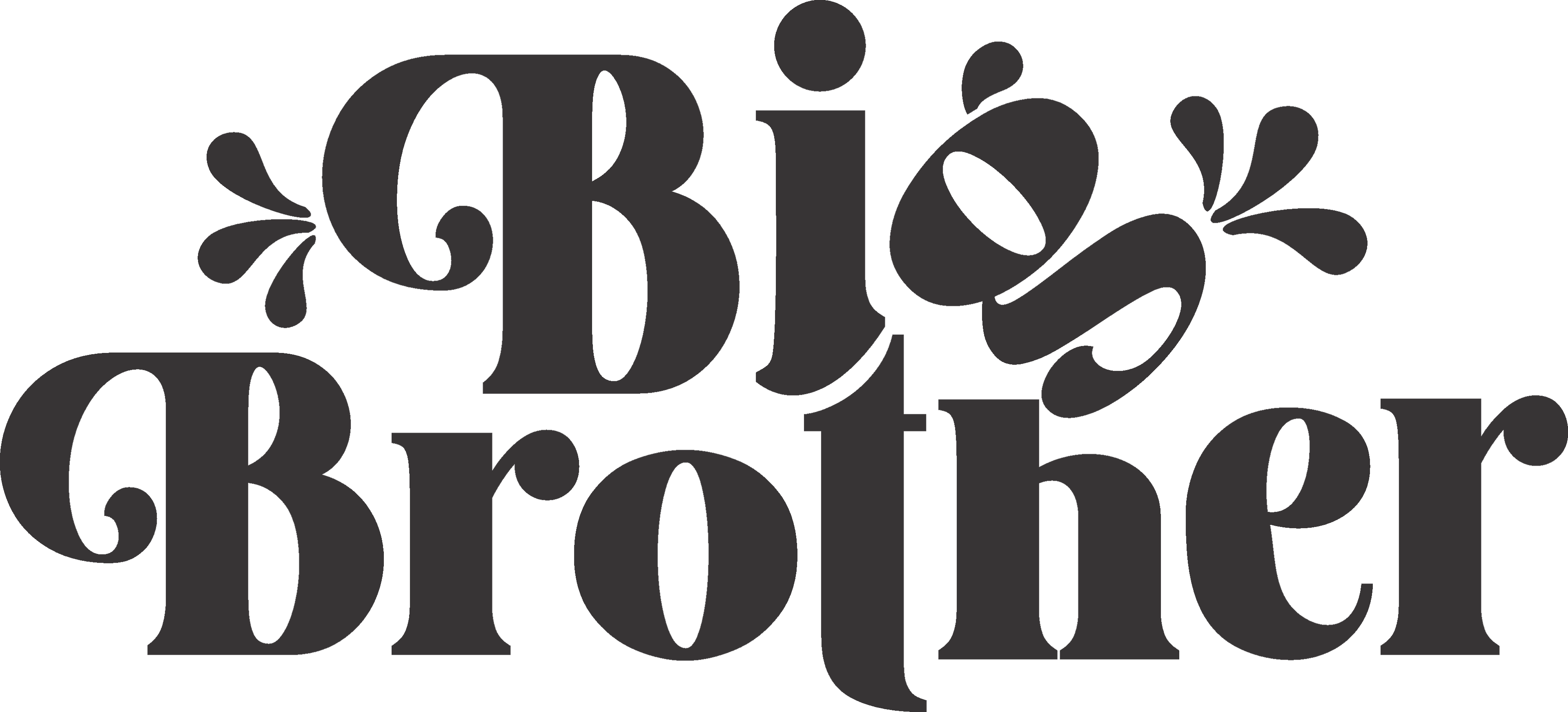 Big Brother – Classic Black Typography DTF Transfer 🖤