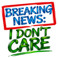 🚨 “Breaking News: I Don’t Care” DTF Transfer