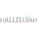 Hard Fought Hallelujah – Floral DTF Transfer